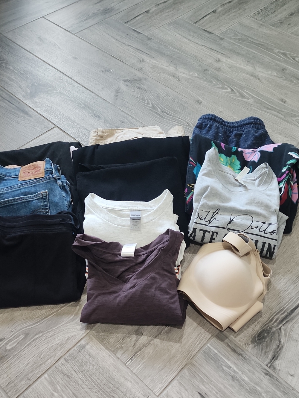 12 Pieces Of Large  Clothes- Full Box